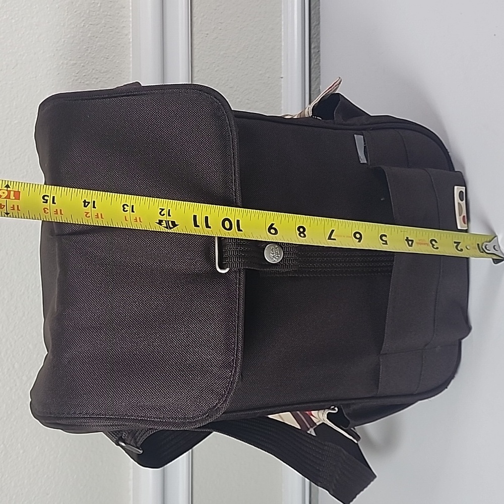 Picnic Time Brown Adjustable Straps Insulated Travel Wine Bag - Picture 6 of 11